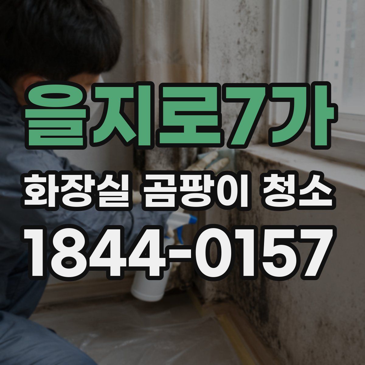을지로7가 화장실 곰팡이 청소