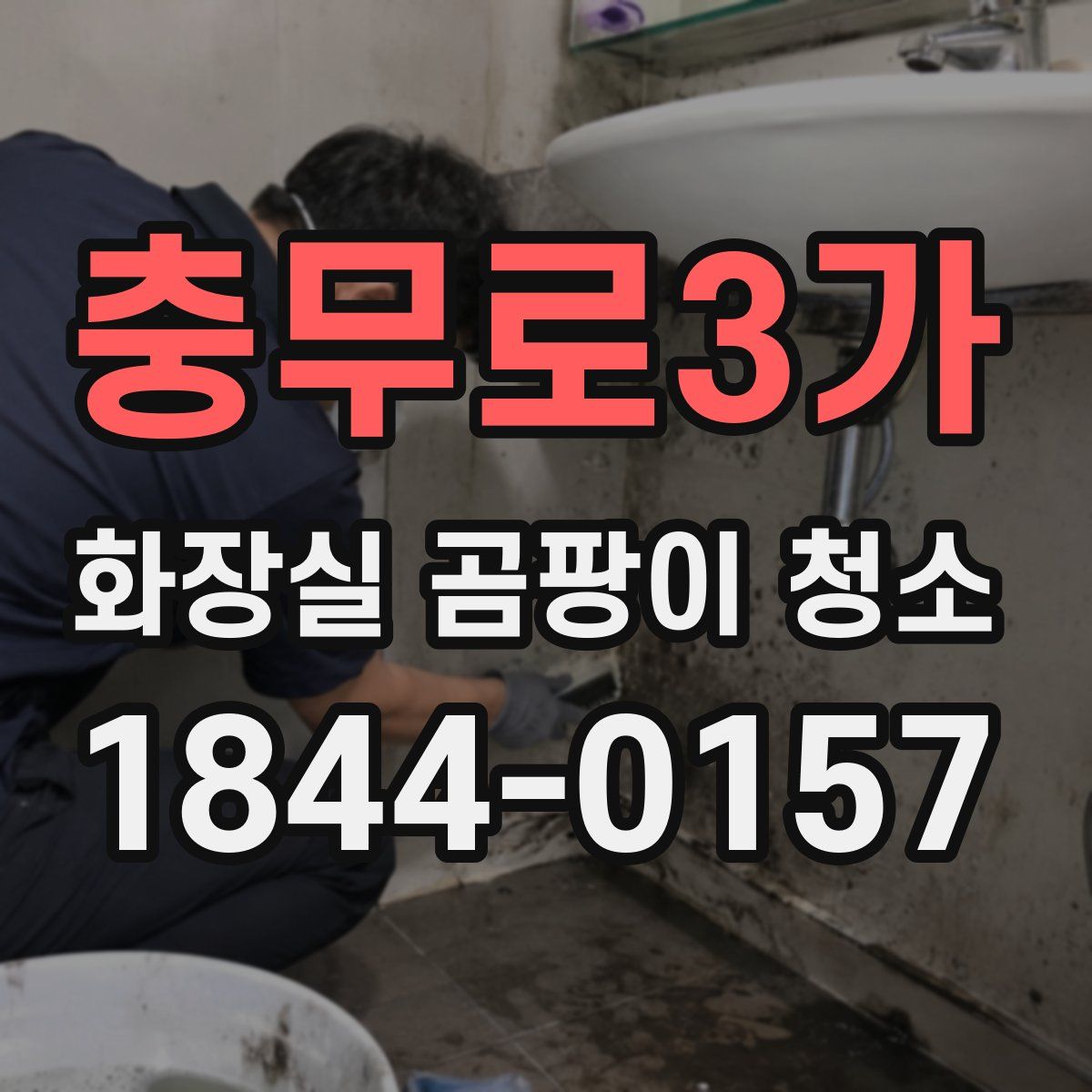 충무로3가 화장실 곰팡이 청소