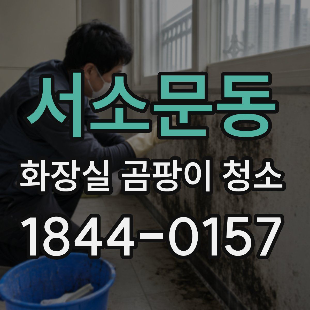 서소문동 화장실 곰팡이 청소
