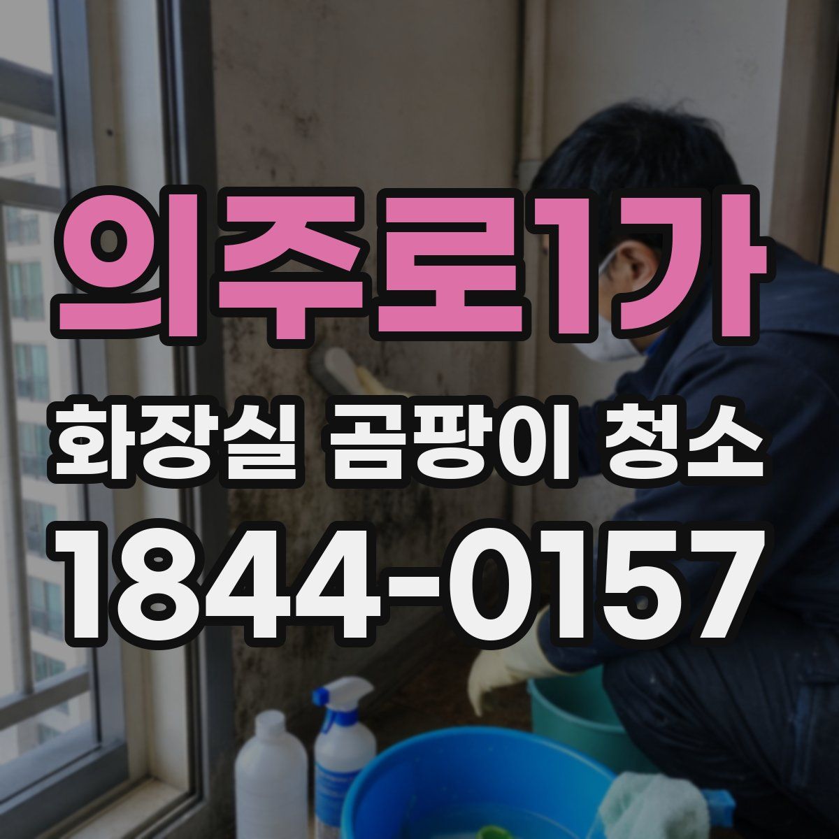 의주로1가 화장실 곰팡이 청소