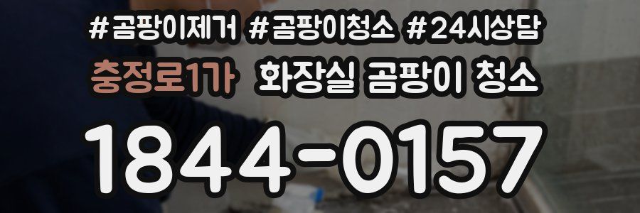 충정로1가 화장실 곰팡이 청소