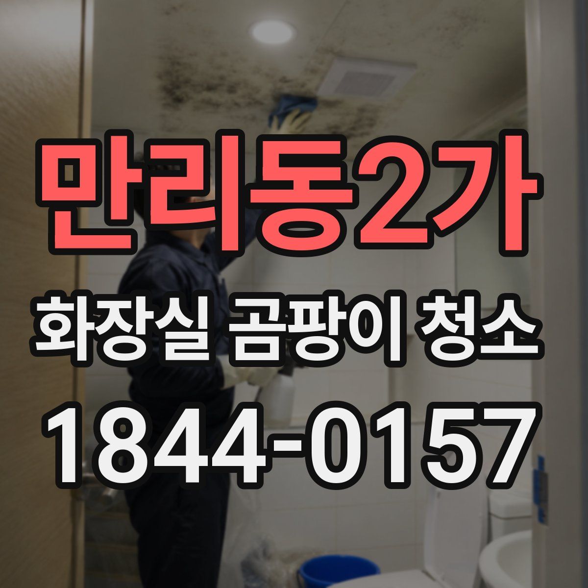 만리동2가 화장실 곰팡이 청소