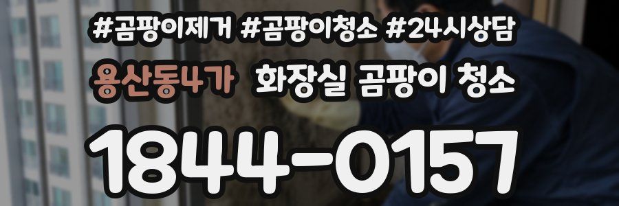 용산동4가 화장실 곰팡이 청소