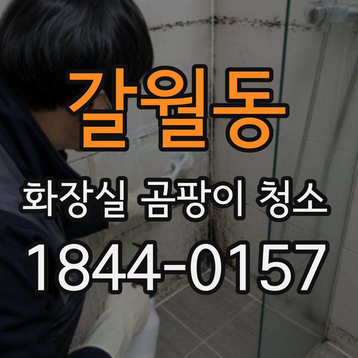 갈월동 화장실 곰팡이 청소