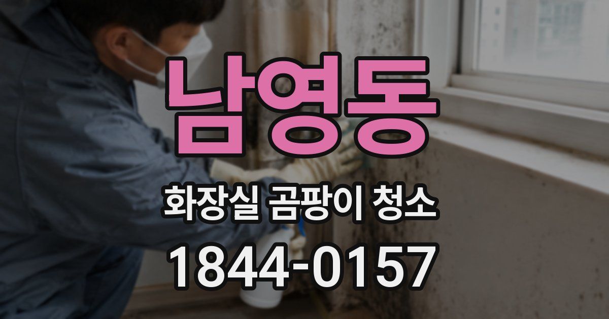 남영동 화장실 곰팡이 청소