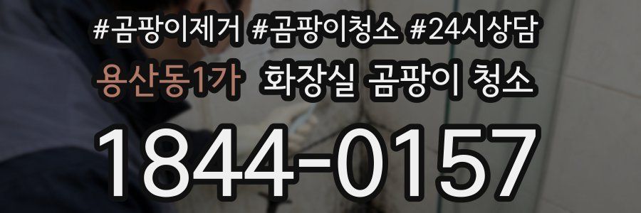 용산동1가 화장실 곰팡이 청소