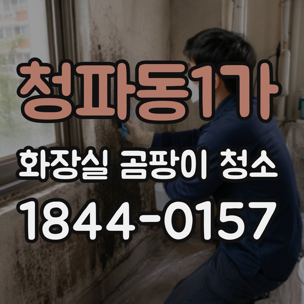 청파동1가 화장실 곰팡이 청소