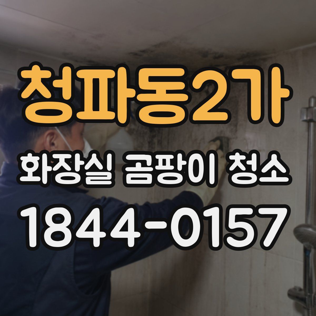 청파동2가 화장실 곰팡이 청소