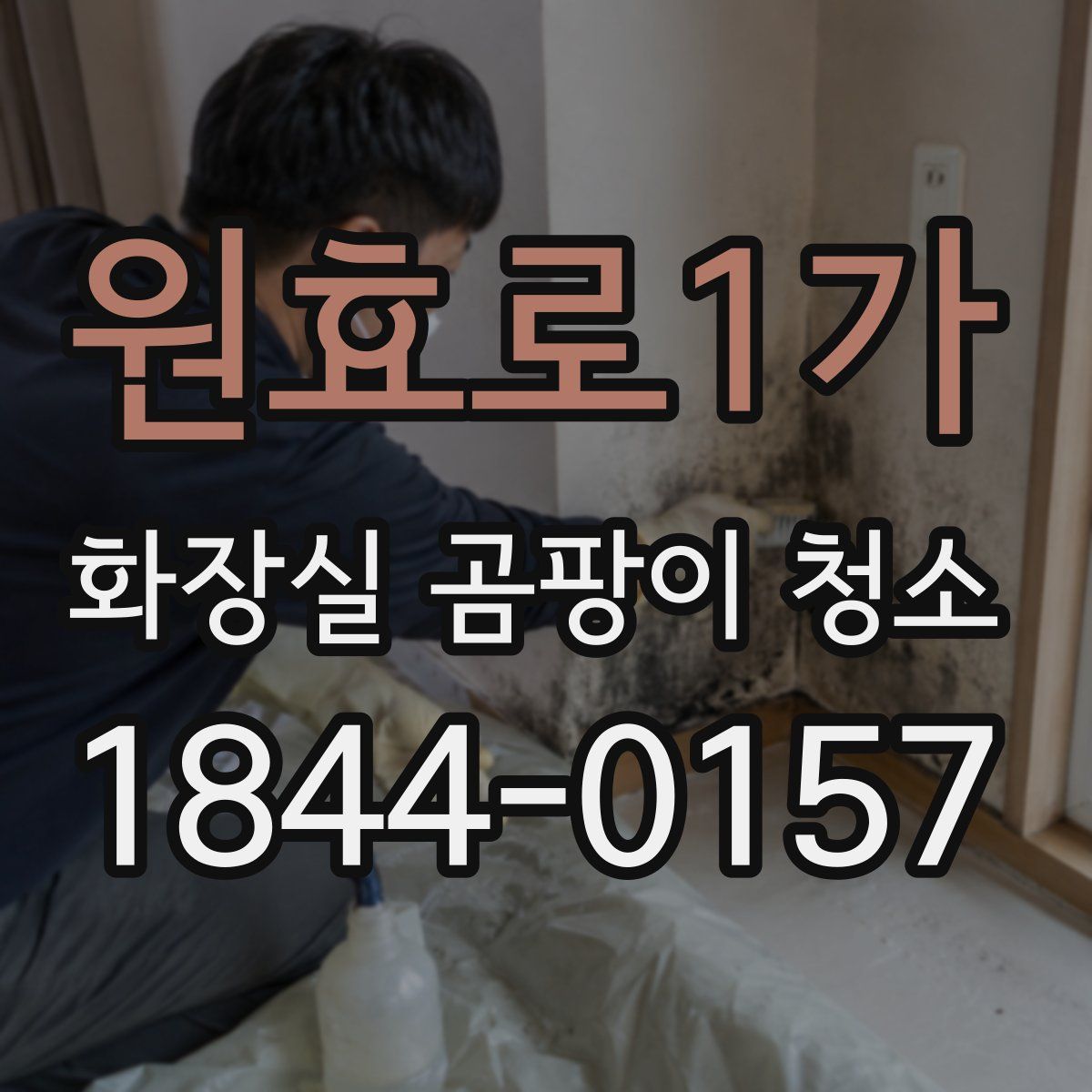 원효로1가 화장실 곰팡이 청소