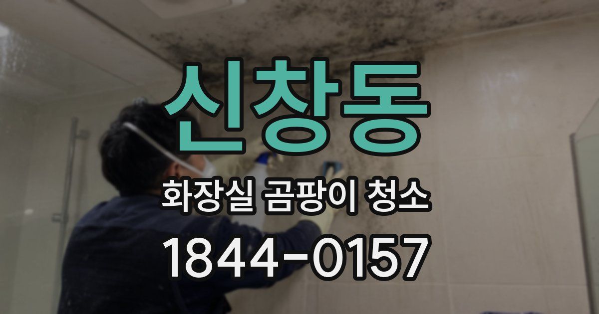 신창동 화장실 곰팡이 청소