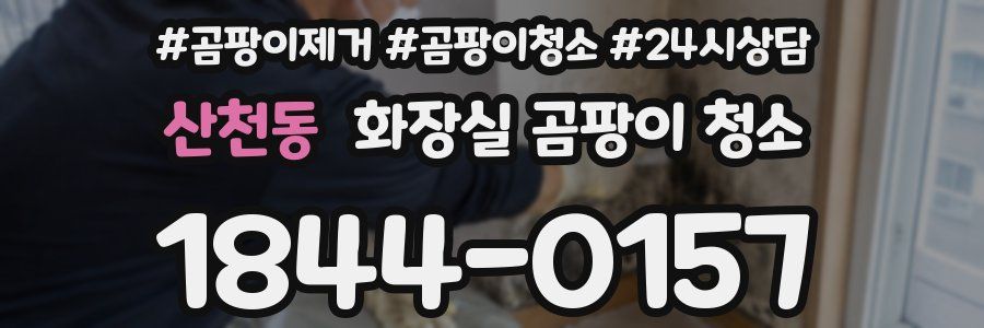 산천동 화장실 곰팡이 청소