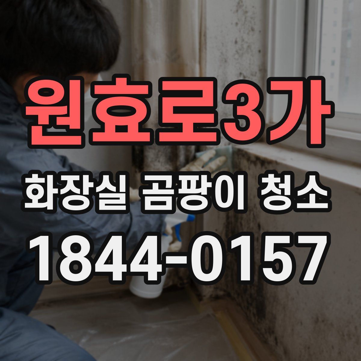 원효로3가 화장실 곰팡이 청소