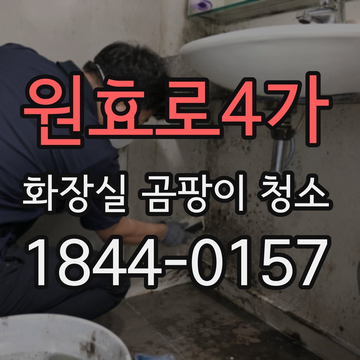 원효로4가 화장실 곰팡이 청소