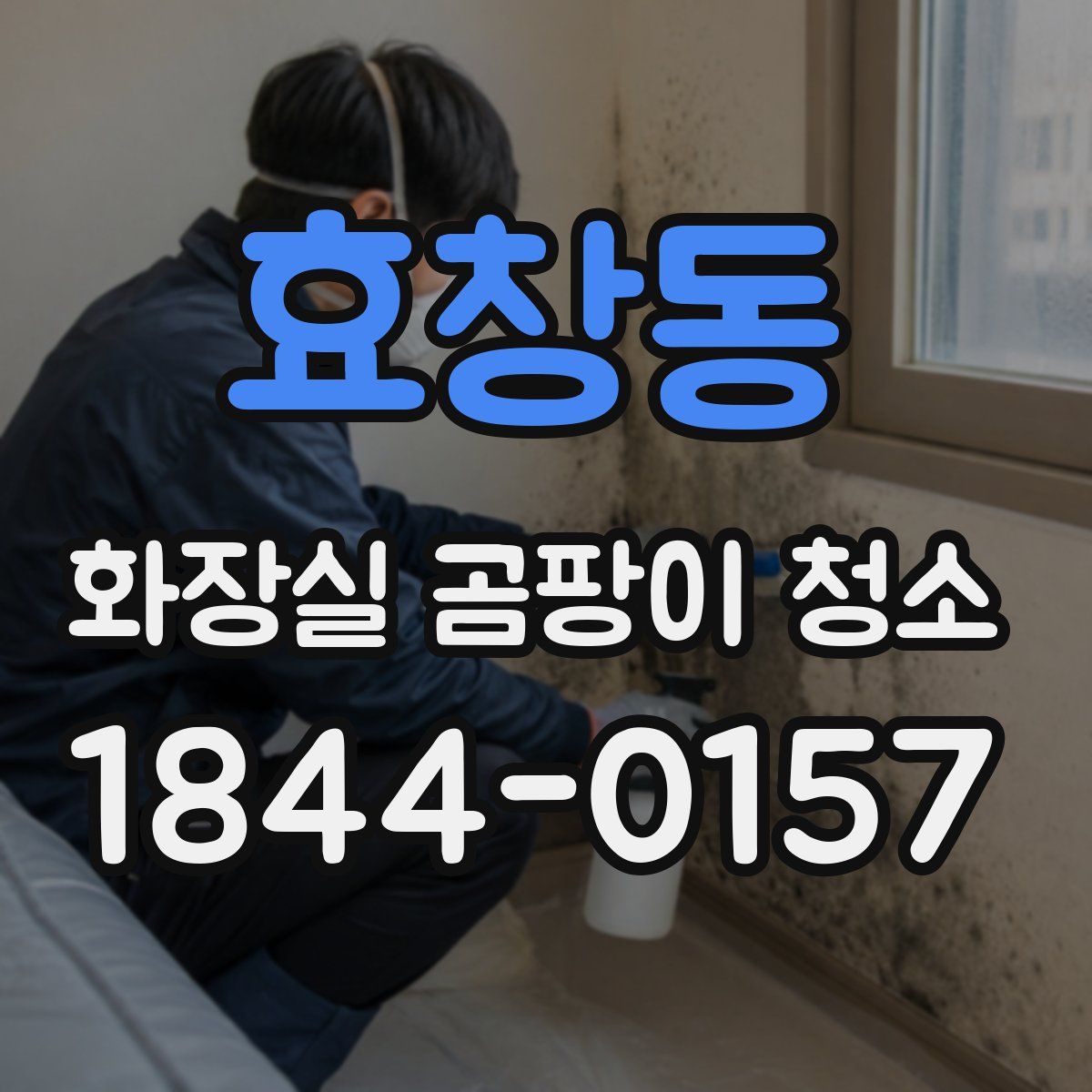 효창동 화장실 곰팡이 청소