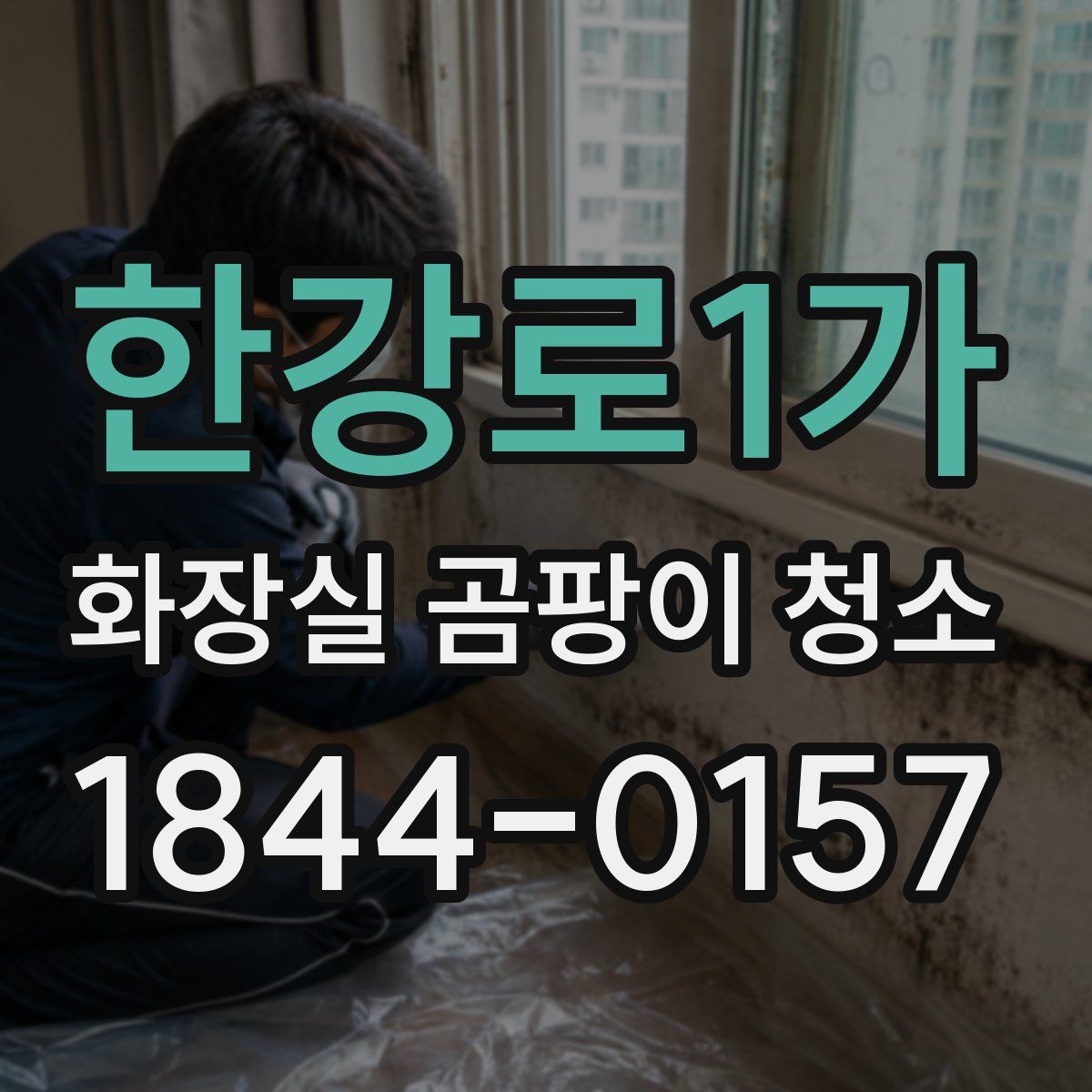 한강로1가 화장실 곰팡이 청소