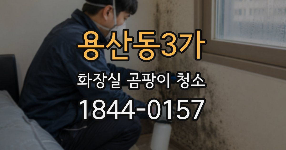용산동3가 화장실 곰팡이 청소
