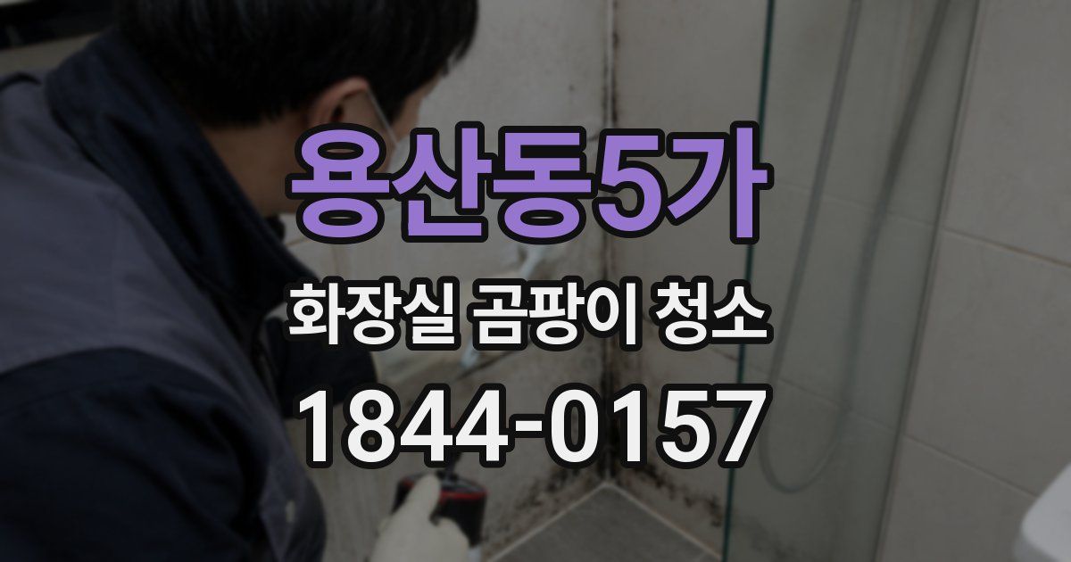 용산동5가 화장실 곰팡이 청소
