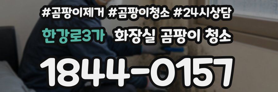 한강로3가 화장실 곰팡이 청소