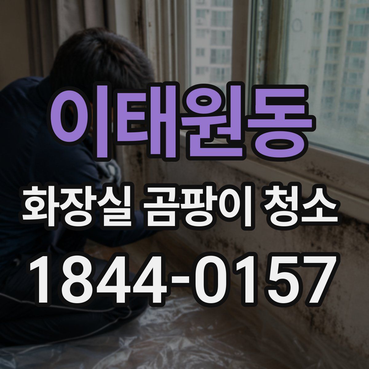 이태원동 화장실 곰팡이 청소