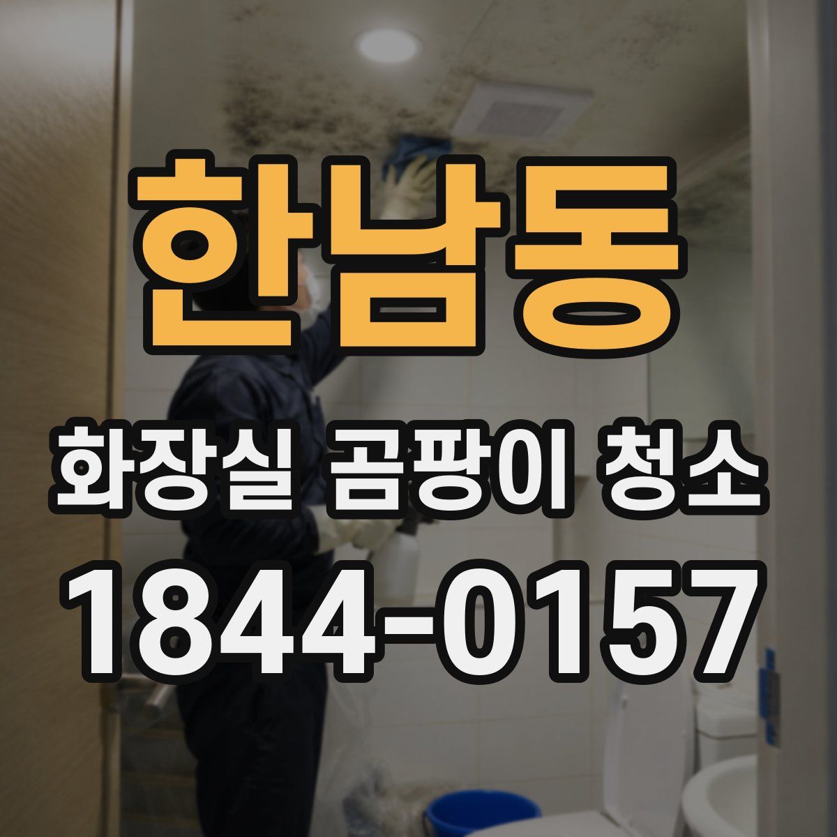한남동 화장실 곰팡이 청소