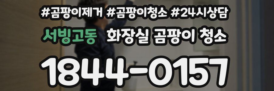 서빙고동 화장실 곰팡이 청소