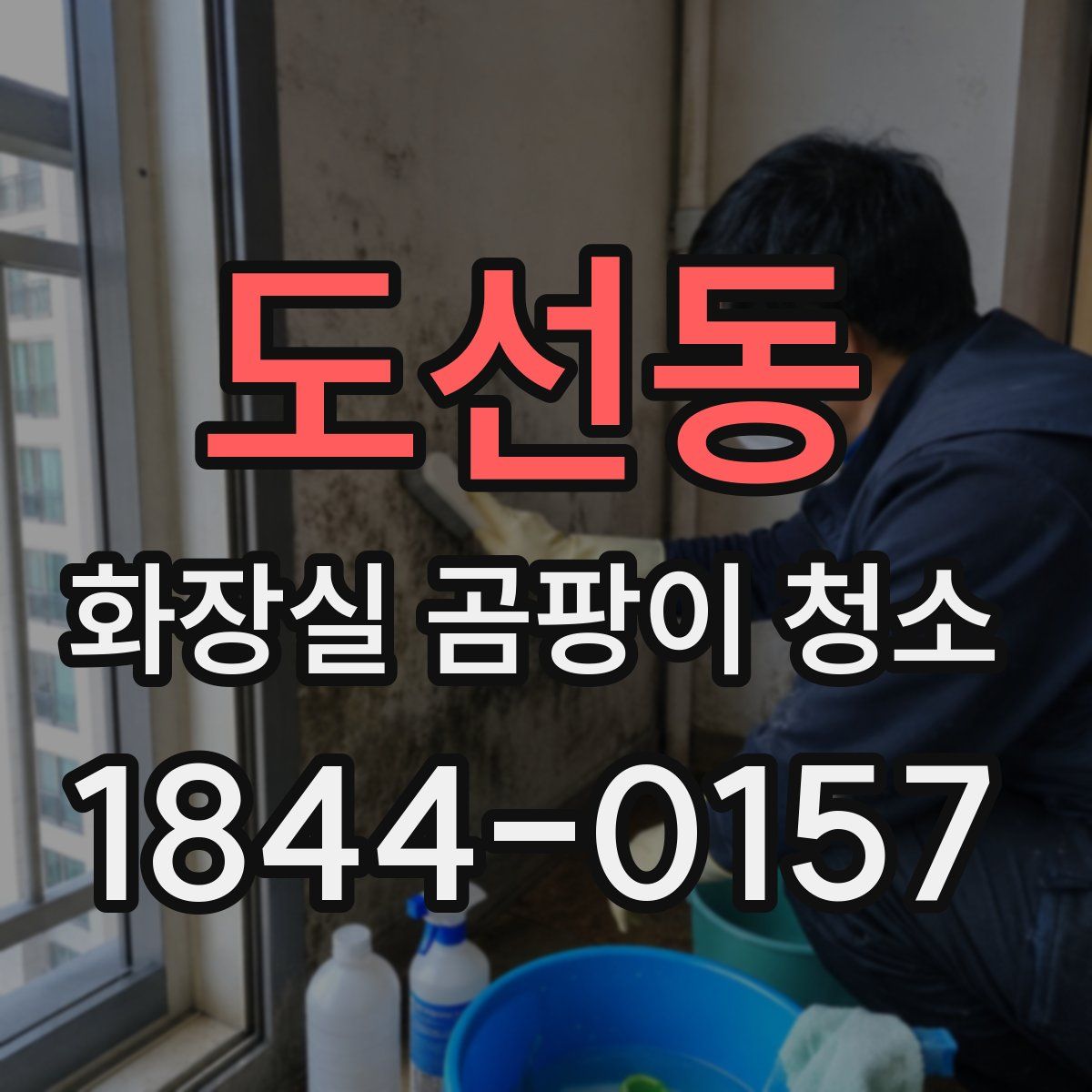 도선동 화장실 곰팡이 청소