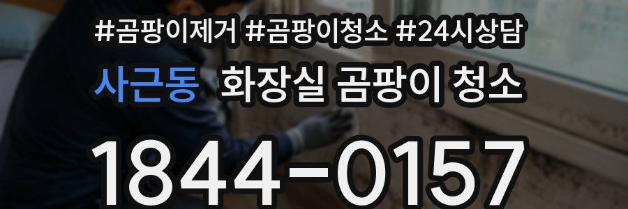 사근동 화장실 곰팡이 청소
