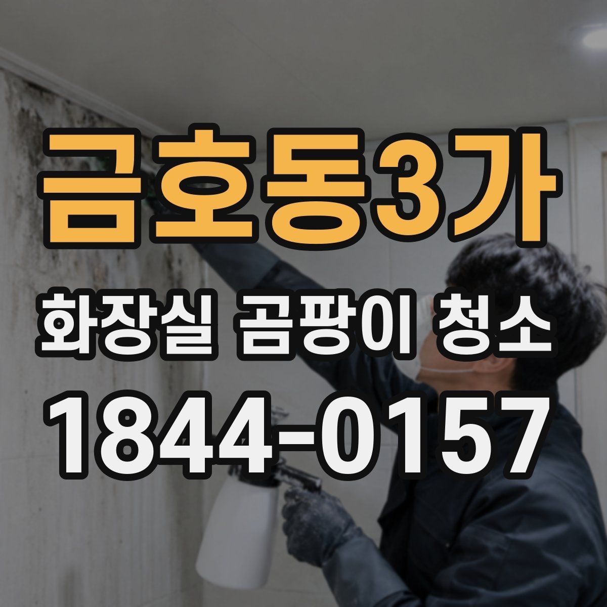 금호동3가 화장실 곰팡이 청소 얼룩이 진하게 남은 공간의 정리법