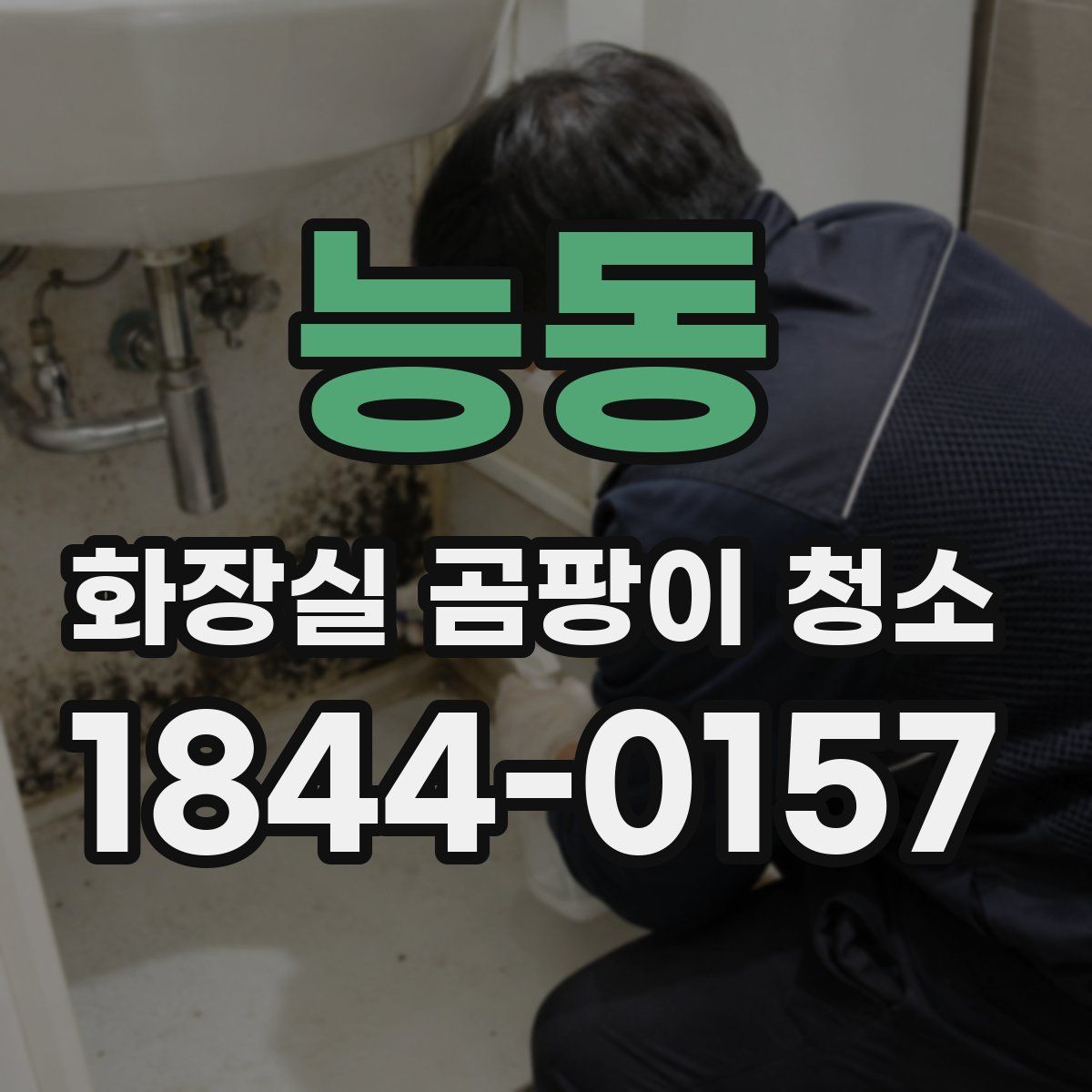 능동 화장실 곰팡이 청소