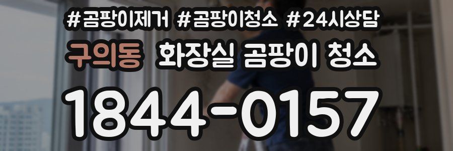 구의동 화장실 곰팡이 청소
