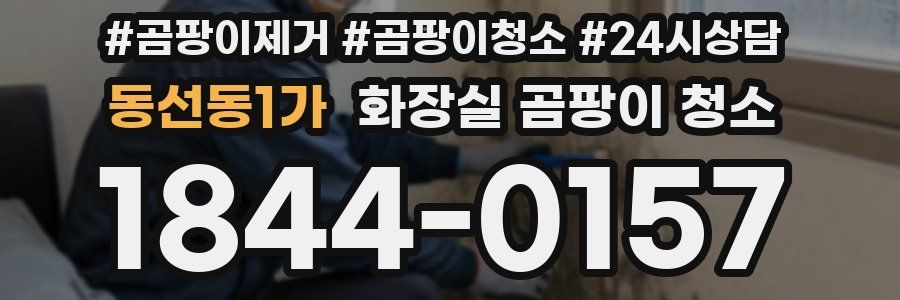 동선동1가 화장실 곰팡이 청소