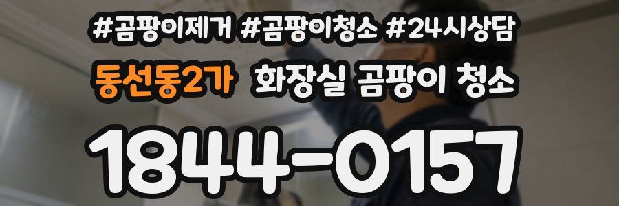 동선동2가 화장실 곰팡이 청소