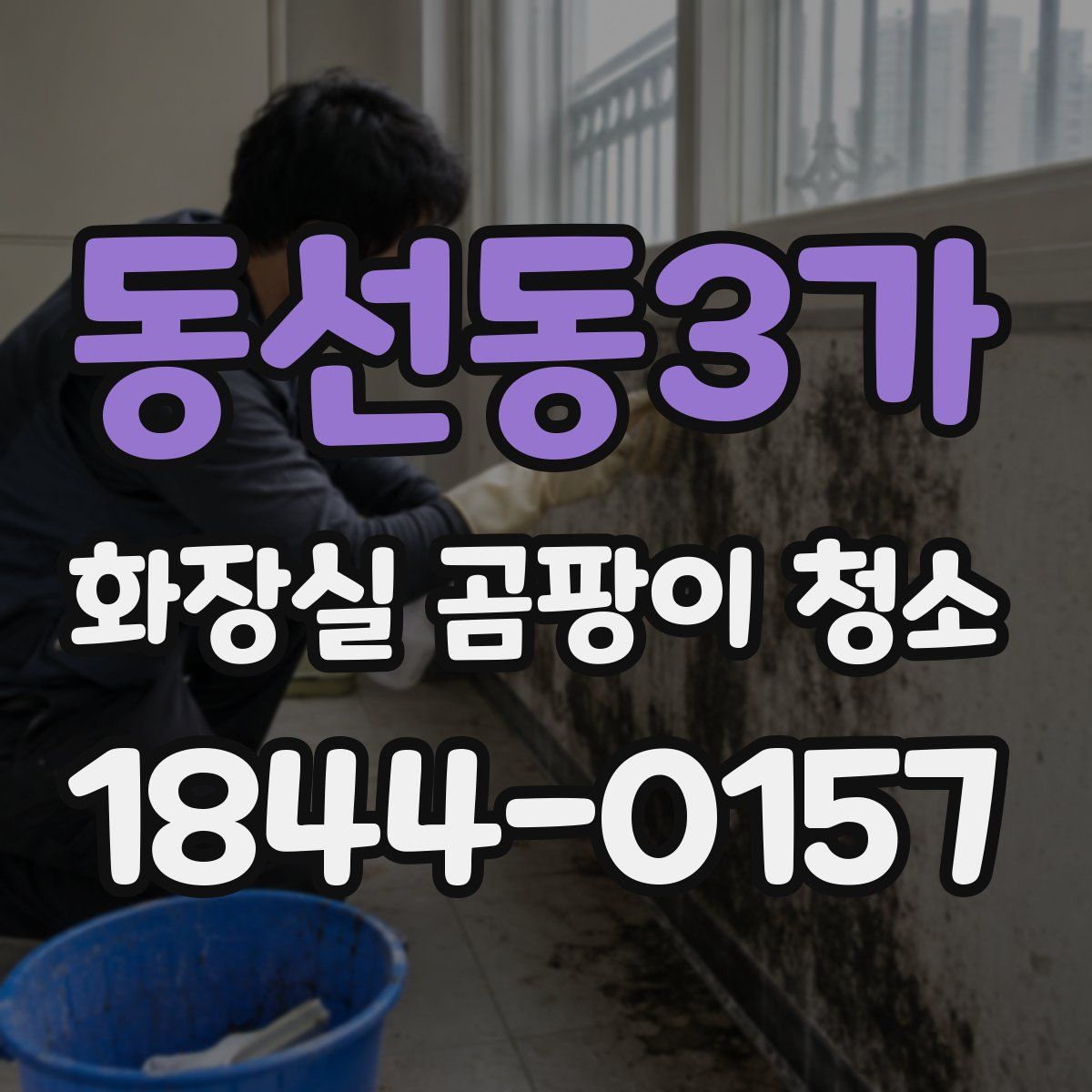동선동3가 화장실 곰팡이 청소