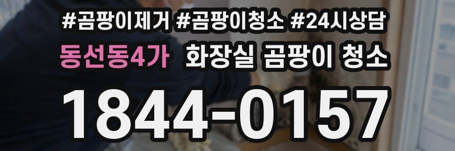 동선동4가 화장실 곰팡이 청소