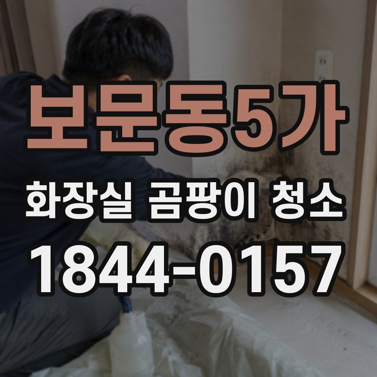 보문동5가 화장실 곰팡이 청소