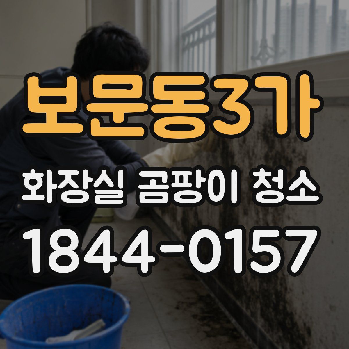 보문동3가 화장실 곰팡이 청소
