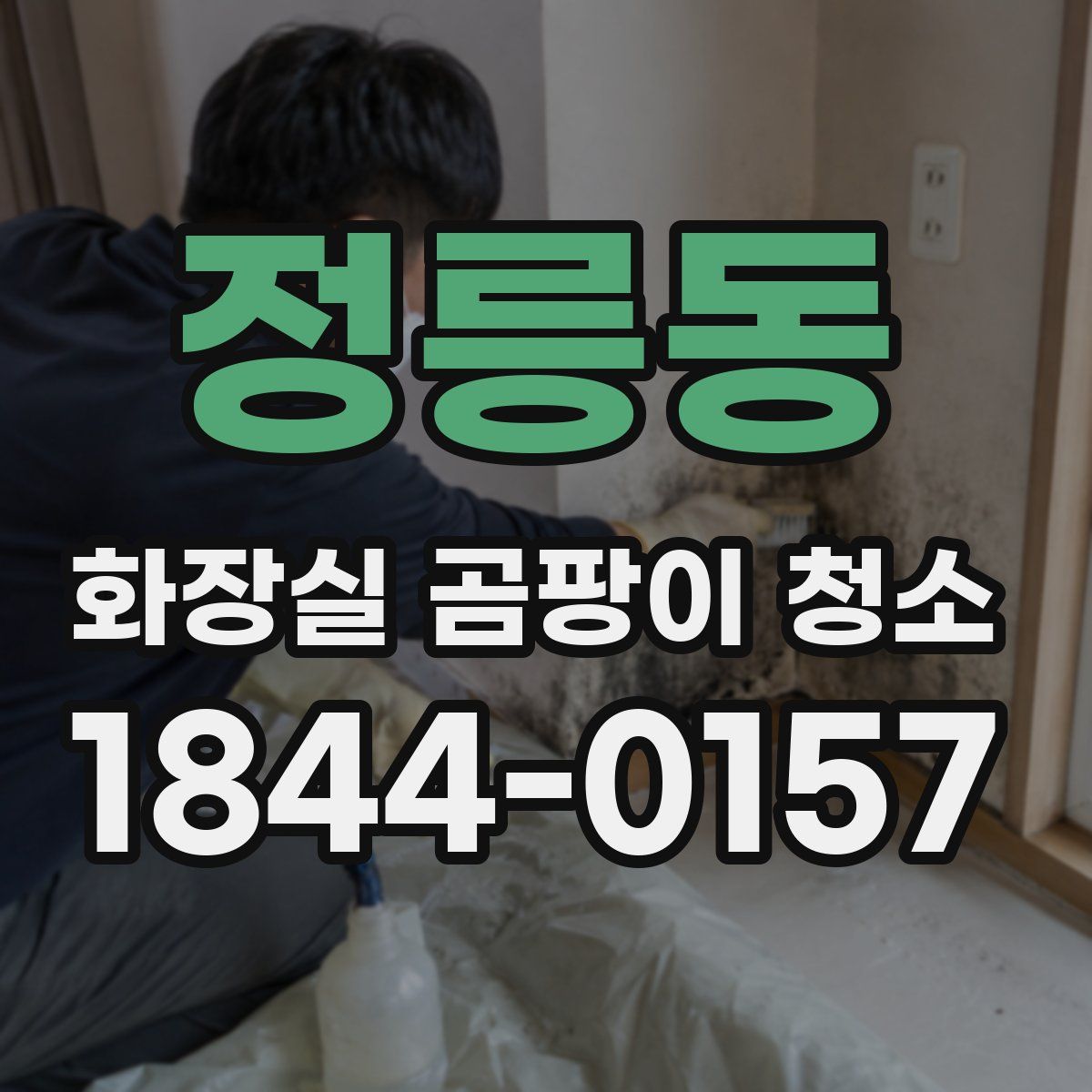 정릉동 화장실 곰팡이 청소