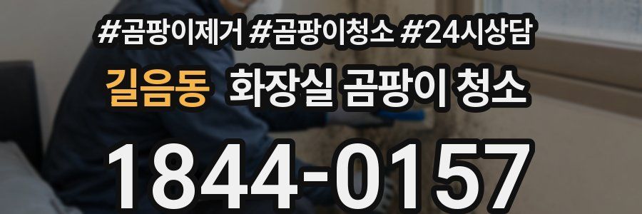 길음동 화장실 곰팡이 청소