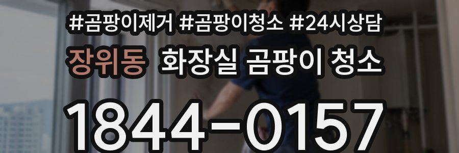 장위동 화장실 곰팡이 청소