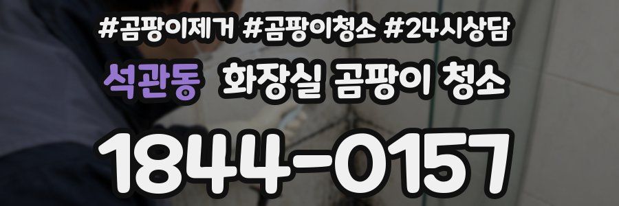 석관동 화장실 곰팡이 청소