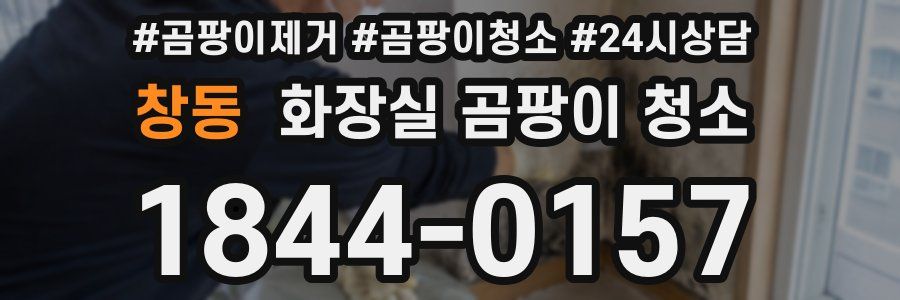 창동 화장실 곰팡이 청소