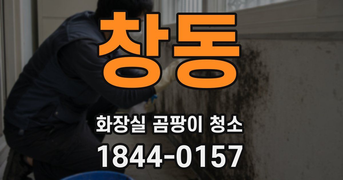 창동 화장실 곰팡이 청소