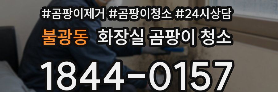불광동 화장실 곰팡이 청소