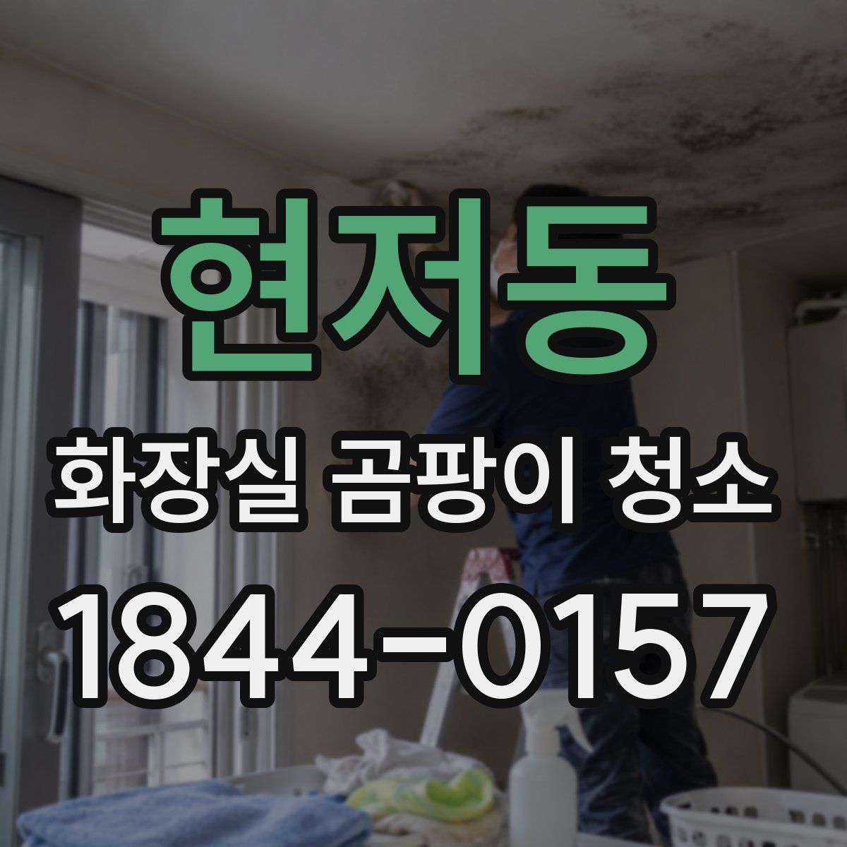 현저동 화장실 곰팡이 청소