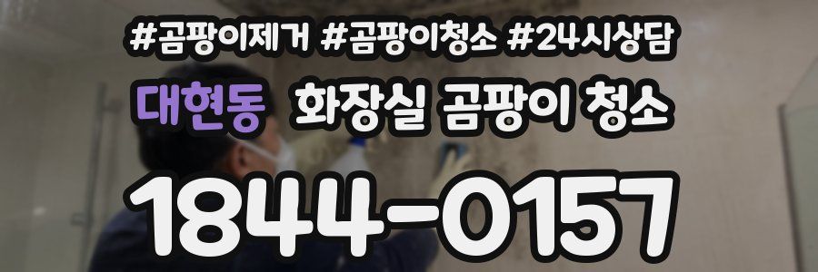 대현동 화장실 곰팡이 청소
