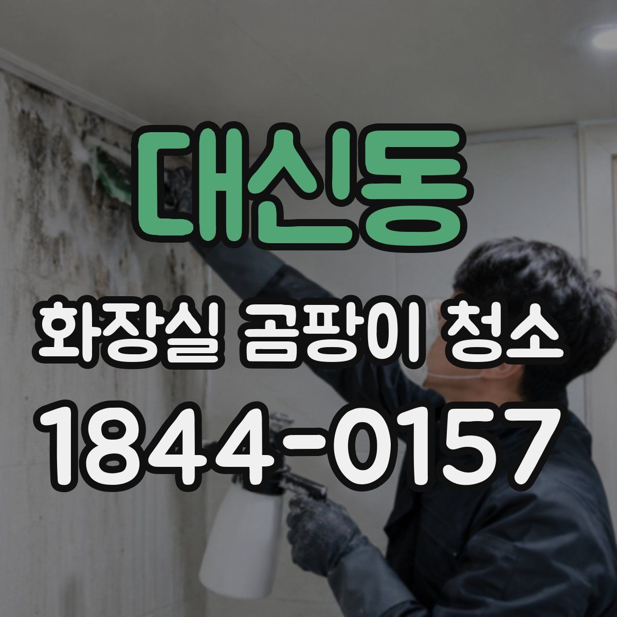 대신동 화장실 곰팡이 청소