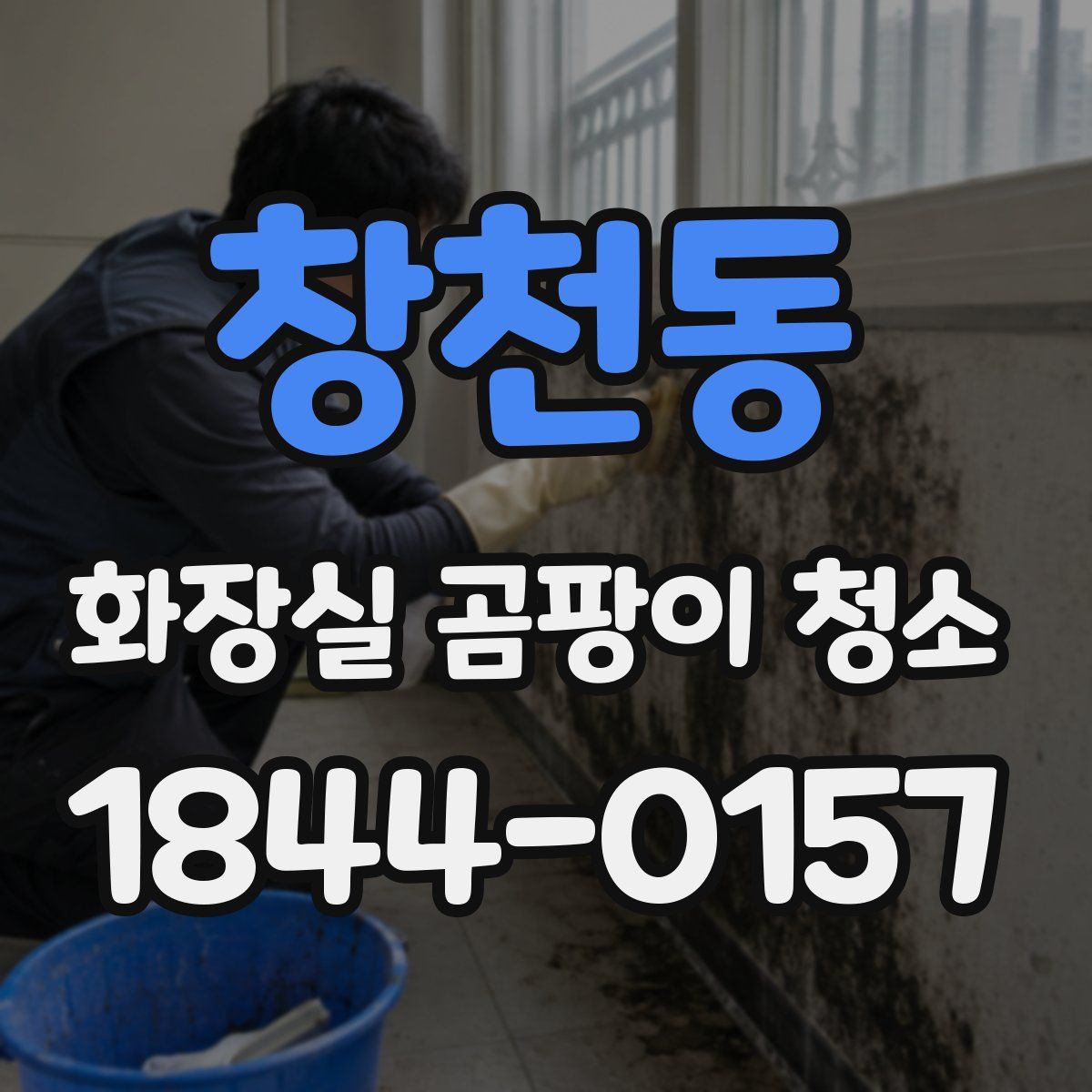 창천동 화장실 곰팡이 청소
