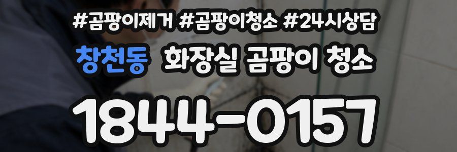 창천동 화장실 곰팡이 청소