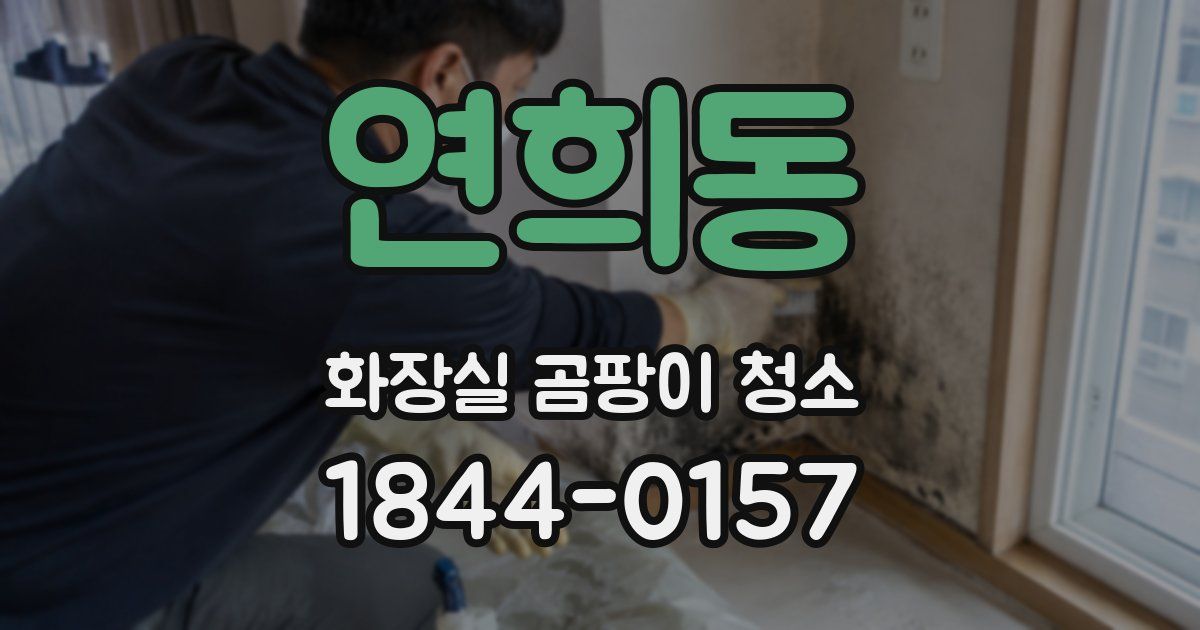 연희동 화장실 곰팡이 청소