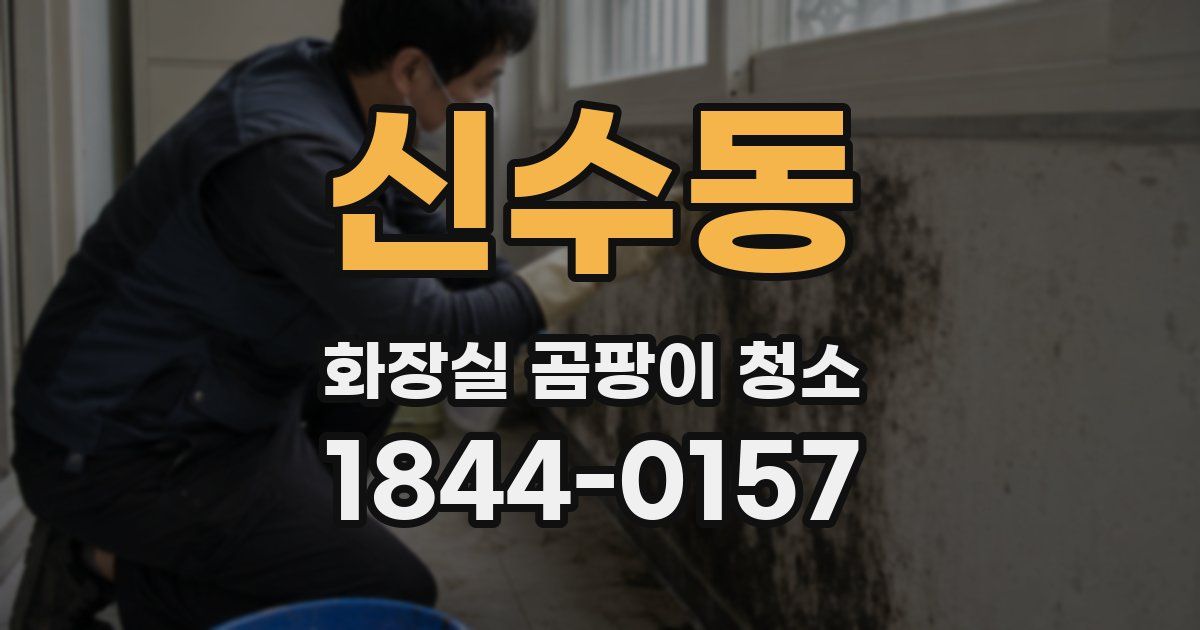 신수동 화장실 곰팡이 청소
